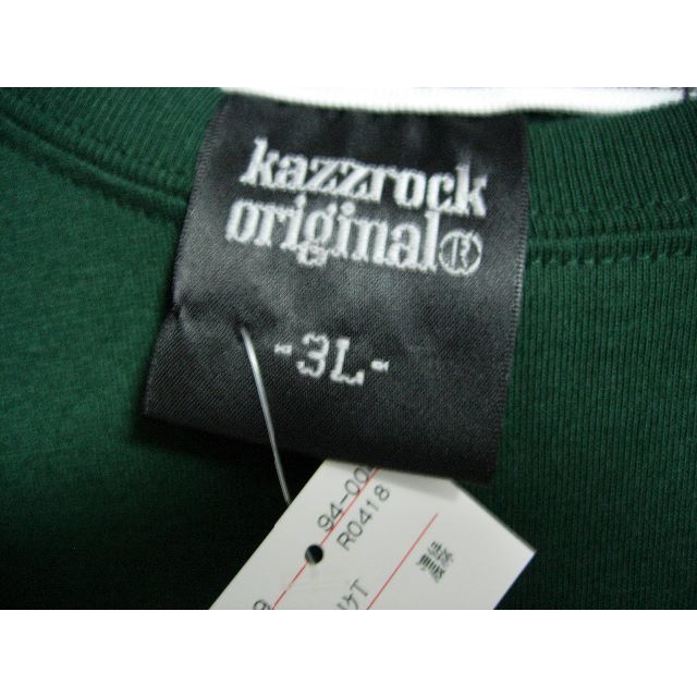 KAZZROCK ORIGINAL(カズロックオリジナル)の新品　「「kazzrock　orginal」バックプリントTシャツ　　３Ｌサイズ メンズのトップス(Tシャツ/カットソー(半袖/袖なし))の商品写真