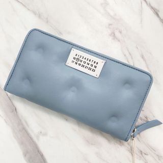 マルタンマルジェラ(Maison Martin Margiela)のラスト１【新品】Maison Margiela グラムスラム 長財布 水色(財布)