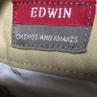 エドウィン(EDWIN)のEDWIN七分丈パンツ ベージュ サイズは写真でもご確認出来ます！(その他)