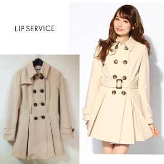 リップサービス(LIP SERVICE)のボックスプリーツトレンチコート(トレンチコート)