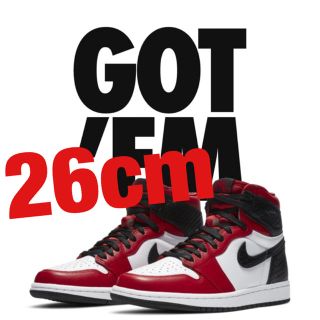 ナイキ(NIKE)のNIKE WMNS AIR JORDAN 1 HIGH OG SATIN RED(スニーカー)