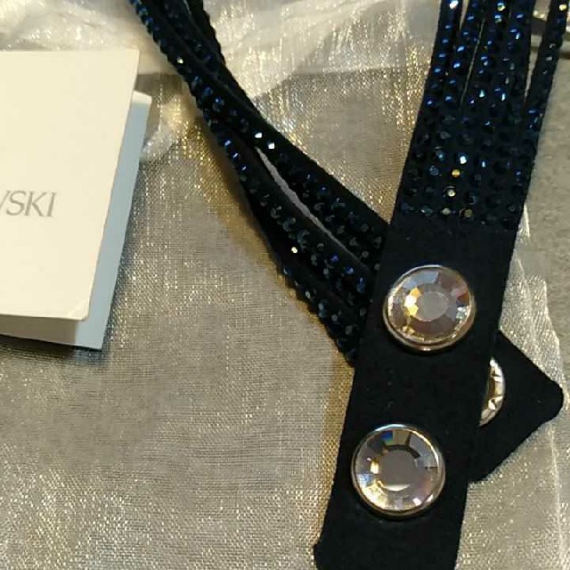 SWAROVSKI(スワロフスキー)の☆美品☆スワロフスキー ダブルラップブレス レディースのアクセサリー(ブレスレット/バングル)の商品写真