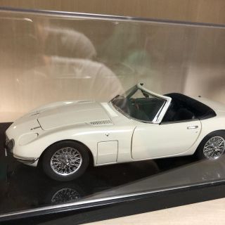 トヨタ(トヨタ)の専用 1/18 トヨタ 2000GT カブリオレ ジェームス・ボンド(ミニカー)