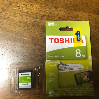 トウシバ(東芝)のTOSHIBA SDカード 8G(PC周辺機器)