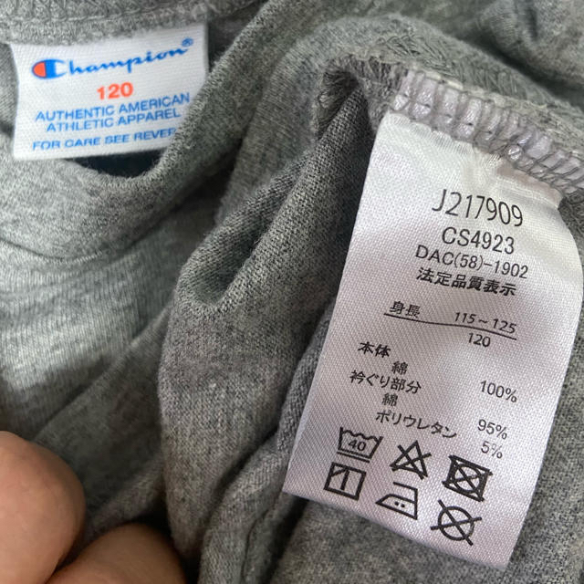 Champion(チャンピオン)のchampion ワンピース120cm   あっきー様専用 キッズ/ベビー/マタニティのキッズ服女の子用(90cm~)(ワンピース)の商品写真