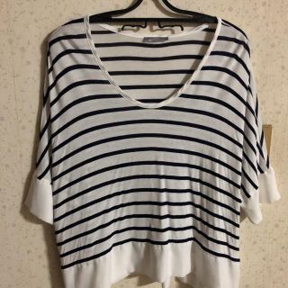 ザラ(ZARA)のZARA ボーダー Tシャツ ドルマンカットソー(Tシャツ(半袖/袖なし))