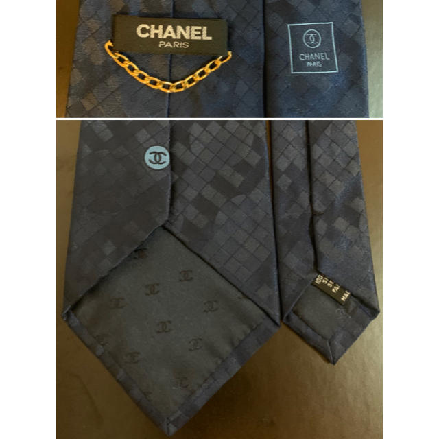 CHANEL(シャネル)の『美品』シャネル　ネクタイ　チェーン メンズのファッション小物(ネクタイ)の商品写真