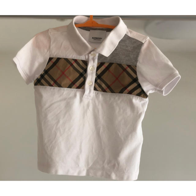 BURBERRY(バーバリー)のバーバリーチルドレン　ポロシャツ　ボーイ　24M(92cm) キッズ/ベビー/マタニティのキッズ服男の子用(90cm~)(Tシャツ/カットソー)の商品写真