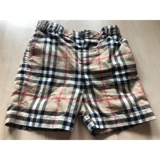 バーバリー(BURBERRY)のバーバリーチルドレン　ボーイハーフパンツ　バーバリーチェック　18M(86cm)(パンツ)