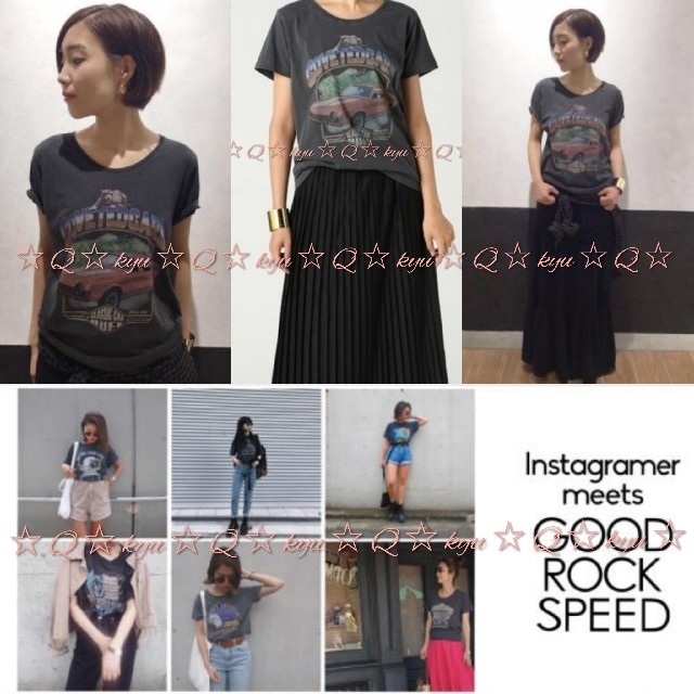 FRAMeWORK(フレームワーク)の専用　GOOD ROCK SPEED ☆ チーター & クラシックカー  レディースのトップス(Tシャツ(半袖/袖なし))の商品写真