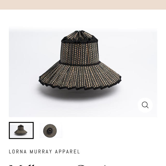 Ron Herman(ロンハーマン)の専用　LORNA MURRAY Capri Hat Mサイズ レディースの帽子(麦わら帽子/ストローハット)の商品写真