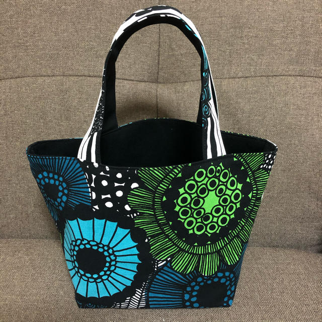 marimekko(マリメッコ)の【marimekko】ハンドメイド バッグ❁GR ハンドメイドのファッション小物(バッグ)の商品写真