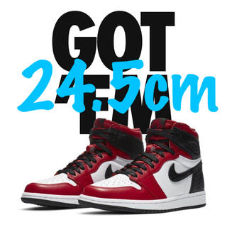 ナイキ(NIKE)のNIKE WMNS AIR JORDAN 1 HIGH OG SATIN RED(スニーカー)