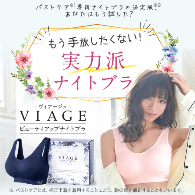 viage ナイトブラ レディースの下着/アンダーウェア(ブラ)の商品写真