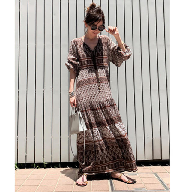 アパルトモン BLUE BOHEME Printed Long Dress 36