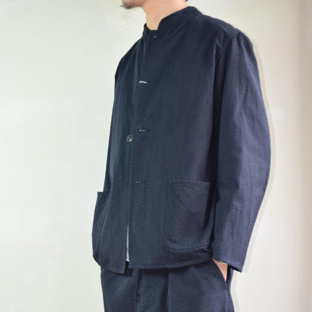 comoli シルク混 スタンドカラージャケット サイズ1 16ss | フリマアプリ ラクマ