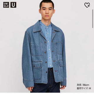 ユニクロ(UNIQLO)のユニクロU 2020SS デニムワークジャケット S(Gジャン/デニムジャケット)