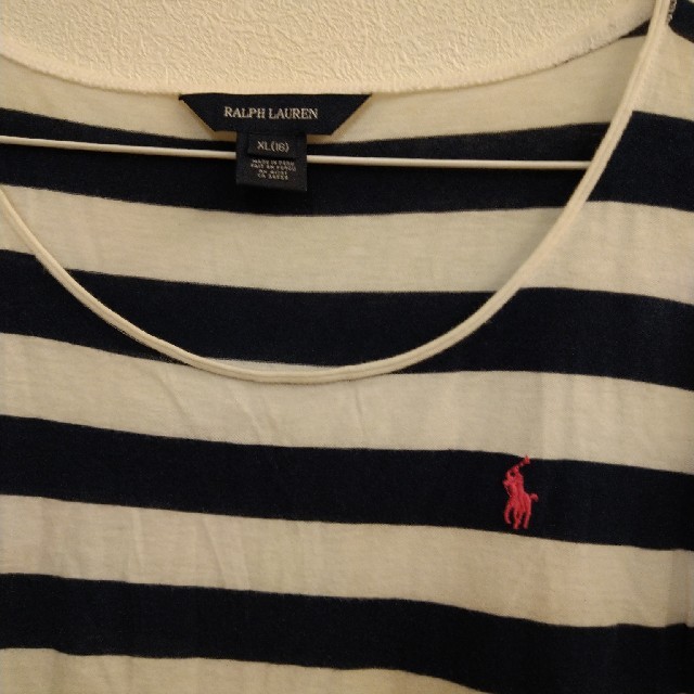 Ralph Lauren(ラルフローレン)のラルフローレン☆ストライプTシャツ レディースのトップス(Tシャツ(半袖/袖なし))の商品写真