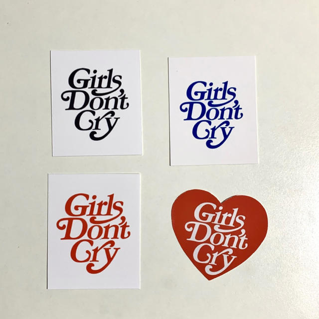 girls don't cry ステッカー風カード セット ハンドメイドの文具/ステーショナリー(しおり/ステッカー)の商品写真