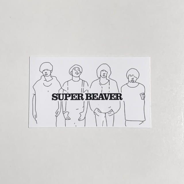 Super Beaver イラスト ステッカー風カードの通販 By Ntm S Shop ラクマ