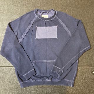 マルタンマルジェラ(Maison Martin Margiela)のMaison Margiela ステッチスウェットシャツ size 44 美品(Tシャツ/カットソー(七分/長袖))