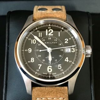 ハミルトン(Hamilton)の【極美品】ハミルトン カーキ フィールド オート 40mm メンズ 腕時計(腕時計(アナログ))