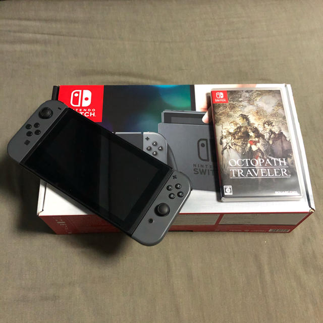 Nintendo switch 本体 ジャンク品 ソフト付き