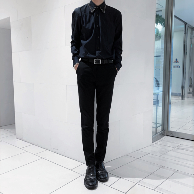 大人気好評 PRADA - PRADA 12SS スタッズシャツの通販 by PANERO's