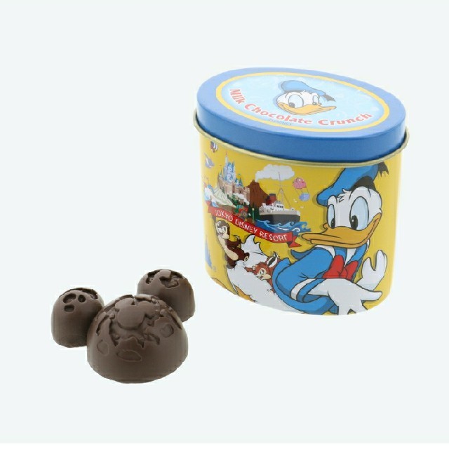 Disney(ディズニー)の東京ディズニーリゾート限定品 チョコレートクランチ缶 消しゴム TDR エンタメ/ホビーのおもちゃ/ぬいぐるみ(キャラクターグッズ)の商品写真