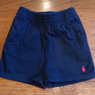 ポロラルフローレン(POLO RALPH LAUREN)の美品 ラルフローレン 80cm 濃紺 ショートパンツ チノ 受験 お教室(パンツ)