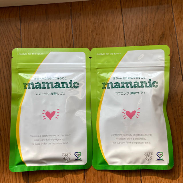 ママニック　葉酸サプリ　2袋