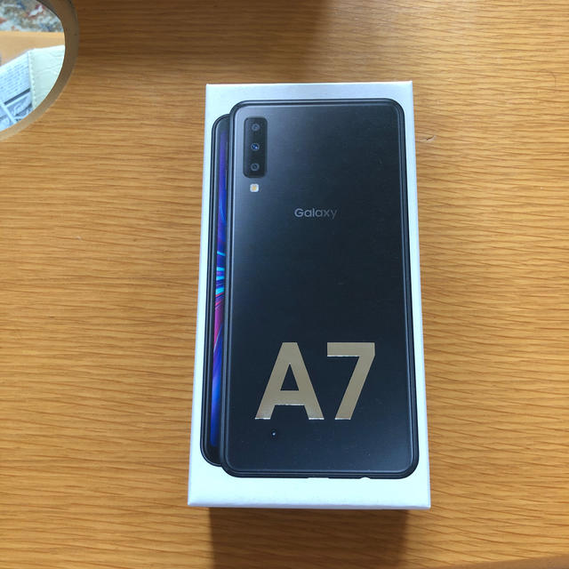 スマートフォン本体Galaxy a7 ギャラクシー　ブラック新品未開封