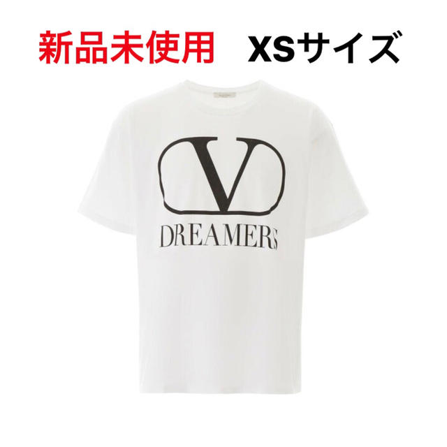 VALENTINO(ヴァレンティノ)の【新品未使用】　VALENTINO ヴァレンティノ　Tシャツ　Mサイズ　白 メンズのトップス(Tシャツ/カットソー(半袖/袖なし))の商品写真