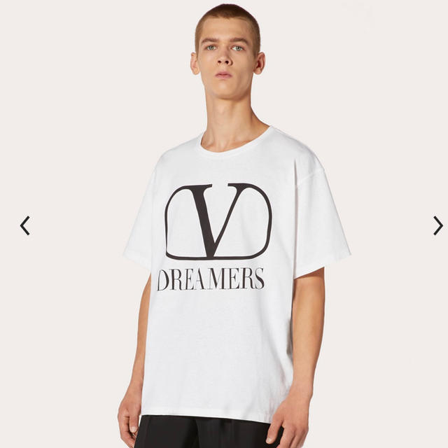 VALENTINO(ヴァレンティノ)の【新品未使用】　VALENTINO ヴァレンティノ　Tシャツ　Mサイズ　白 メンズのトップス(Tシャツ/カットソー(半袖/袖なし))の商品写真