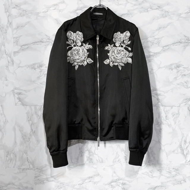激安店舗 DIOR ジャケット 薔薇ブルゾン 18SS homme Dior - HOMME