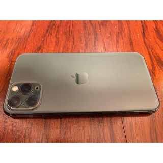 アイフォーン(iPhone)の超美品 iPhone 11 pro 512GB A2217 ミッドナイトグリーン(スマートフォン本体)