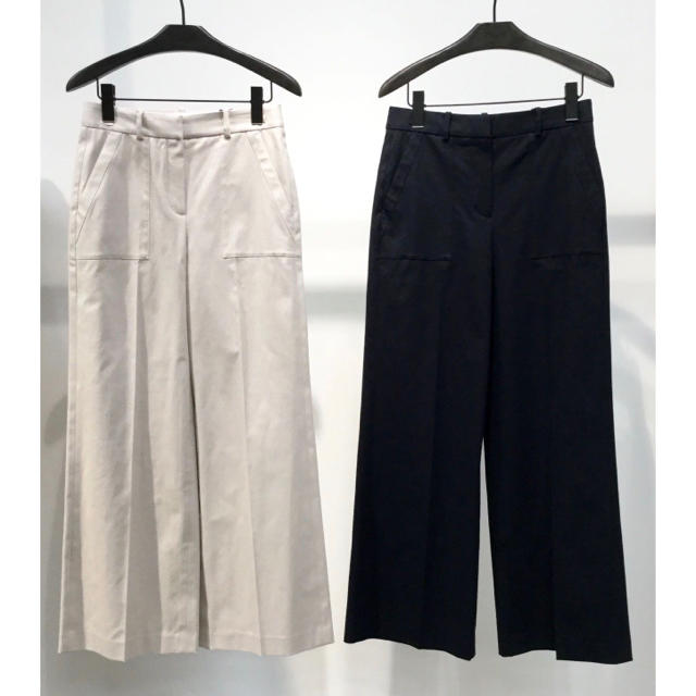 Theory 18ss ストレッチキャンバス クロップドパンツ