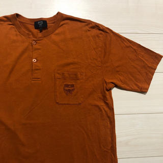 エムシーエム(MCM)の90s MCM ヘンリーネック　Tシャツ　90's レトロ　古着　Lサイズ(Tシャツ/カットソー(半袖/袖なし))
