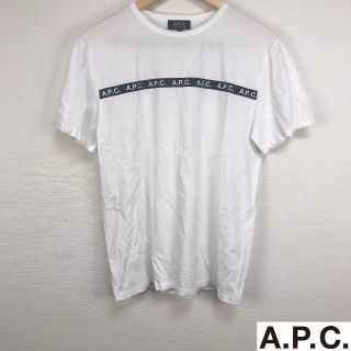 アーペーセー(A.P.C)の美品 A.P.C 半袖Tシャツ ホワイト サイズS(Tシャツ/カットソー(半袖/袖なし))