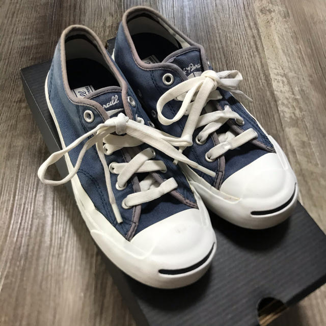 CONVERSE(コンバース)のコンバース　ジャックパーセル　ブルー　22㎝ レディースの靴/シューズ(スニーカー)の商品写真