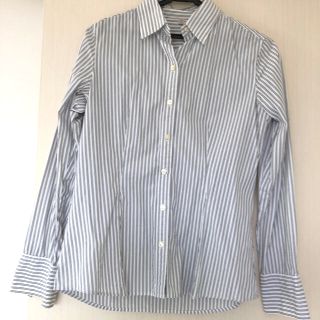 ユニクロ(UNIQLO)のみゃー様専用⭐︎UNIQLO リクルート　ストライプ、白2枚組(シャツ/ブラウス(長袖/七分))