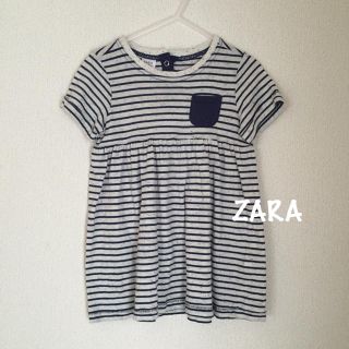 ザラキッズ(ZARA KIDS)のZARA / ボーダーワンピース94(ワンピース)