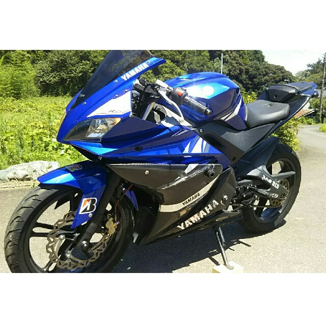 ヤマハ(ヤマハ)のヤマハ YAMAHA YZF-R125 レーサー仕様 カスタム車両 書類あり 自動車/バイクのバイク(車体)の商品写真