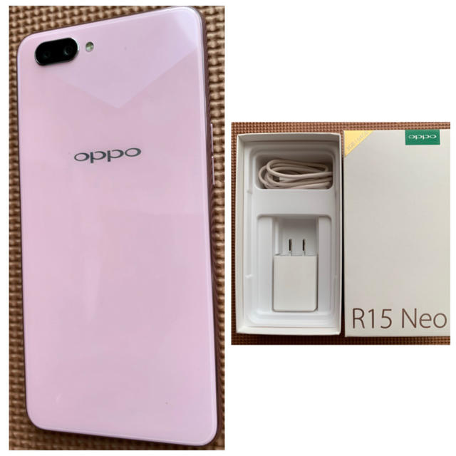 OPPO R15 Neo ダイヤモンドピンク