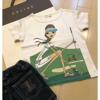 セリーヌ(celine)の☆超美品☆CELINE☆Missセリーヌ☆半袖☆100☆ゴルフ①(Tシャツ/カットソー)