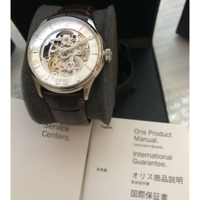 ORIS(オリス)のyoshi様専用 オリス ORIS アートリエ 自動巻き両面スケルトン メンズの時計(腕時計(アナログ))の商品写真