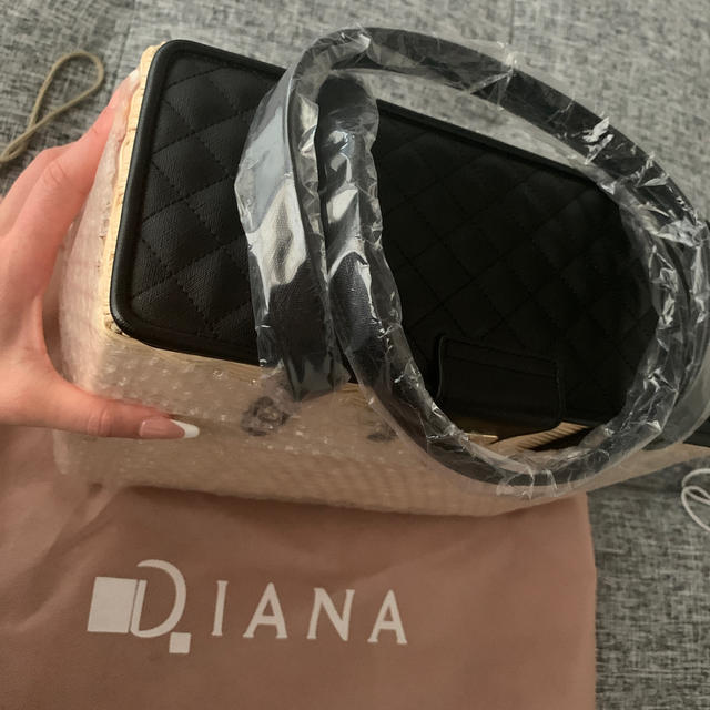 DIANA(ダイアナ)のDIANA♡新品未使用ケリー型カゴバッグ レディースのバッグ(かごバッグ/ストローバッグ)の商品写真