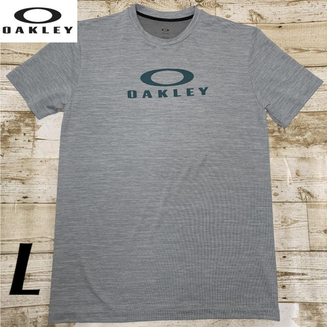 Oakley(オークリー)の新品 オークリー メンズTシャツL グレー メンズのトップス(Tシャツ/カットソー(半袖/袖なし))の商品写真