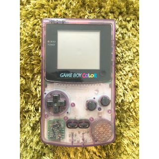 ゲームボーイ   ゲームボーイカラー クリアパープル本体の通販 by