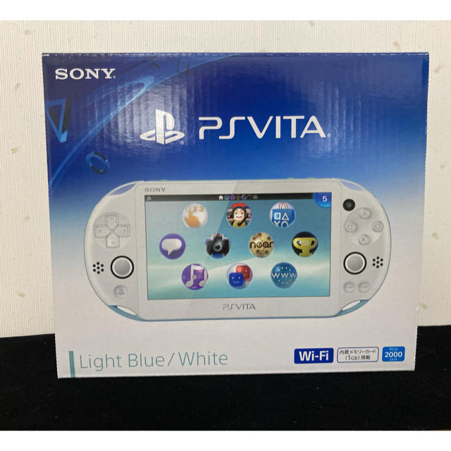 PS VITA 本体　PCH-2000ZA14 ライトブルー携帯用ゲーム機本体